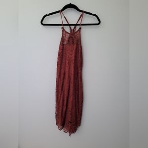 Womens Free People lace dress